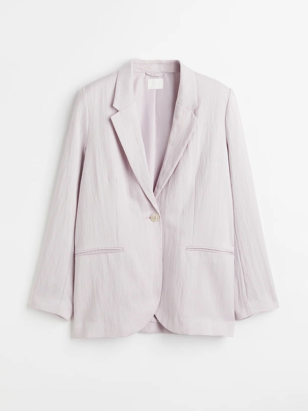 H&M Linen Blend Women's Blazer in Lilac